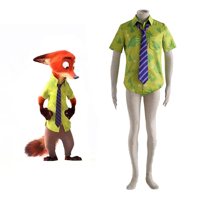 Zootopia Nick Shirt Cosplay Costumes South Africa