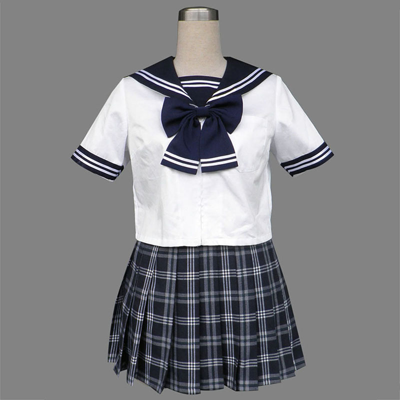 Sailor Uniform 5 Black Grid Cosplay Costumes South Africa