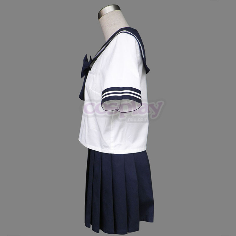 Royal Blue Short Sleeves Sailor Uniform 8 Cosplay Costumes South Africa