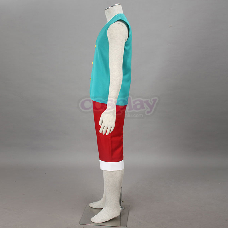 One Piece Monkey D. Luffy 3 Green Cosplay Costumes South Africa