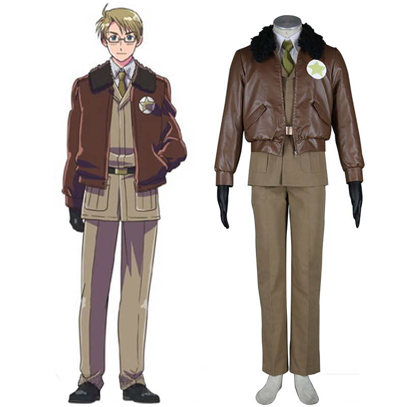 Axis Powers Hetalia APH America Alfred F Jones 1 Cosplay Costumes South Africa
