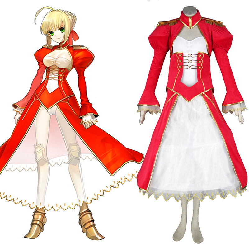 The Holy Grail War Saber 2 Red Cosplay Costumes South Africa