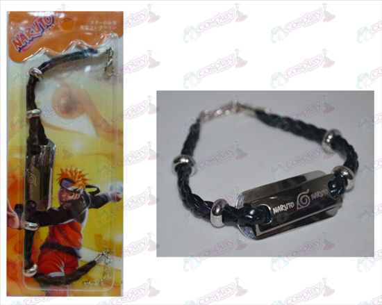 Naruto shuangpai leather bracelet