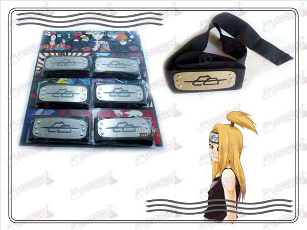 Xiao Organization 6 installed Naruto headband (Dida) Black