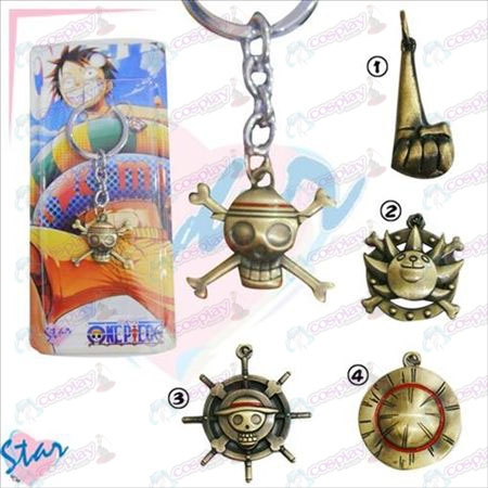 One Piece Accessories bronze keychain