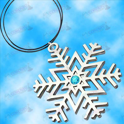 Hatsune snowflake symbol necklace (Blue Diamond)