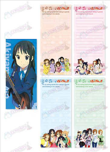 K-On! Accessories Long Scratch Pad 015