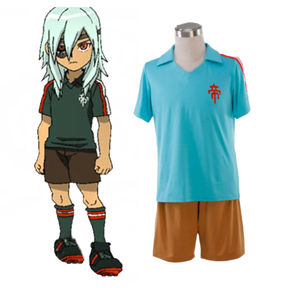 Inazuma Eleven Teikoku Summer Soccer Jersey 1 Cosplay Costumes South Africa