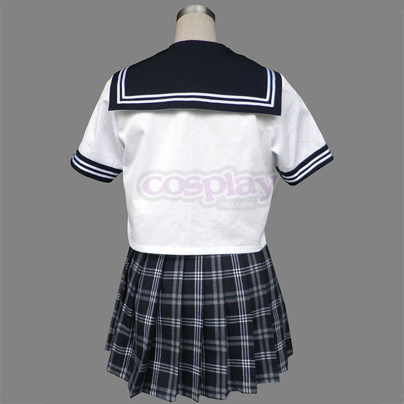 Sailor Uniform 5 Black Grid Cosplay Costumes South Africa