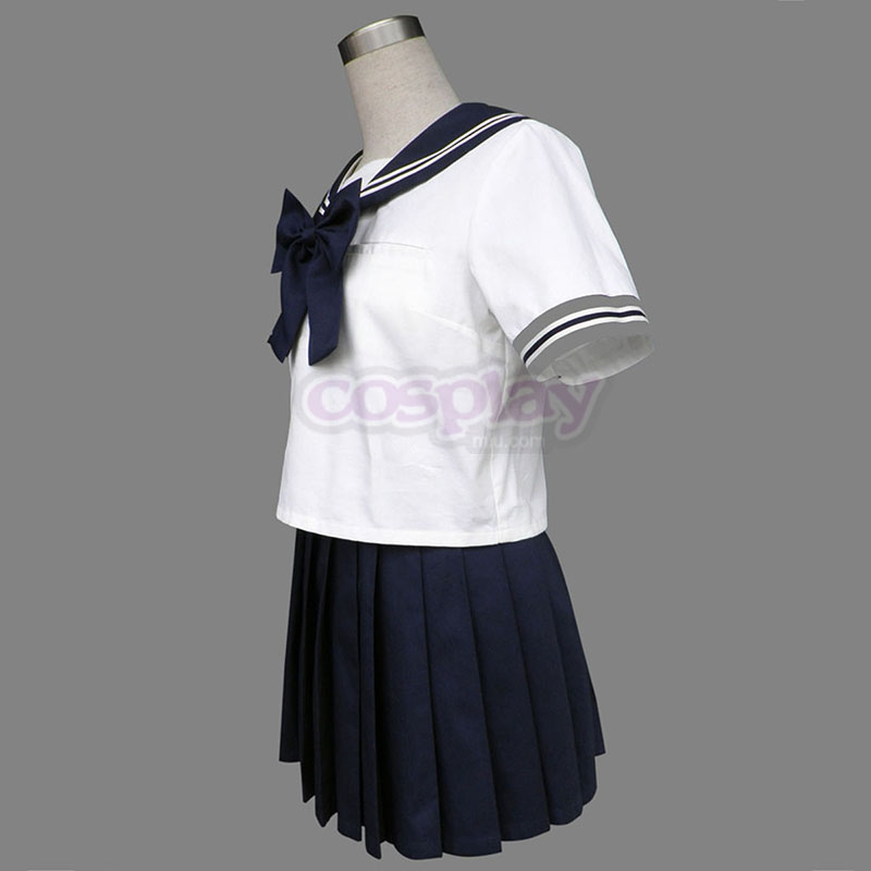 Royal Blue Short Sleeves Sailor Uniform 8 Cosplay Costumes South Africa