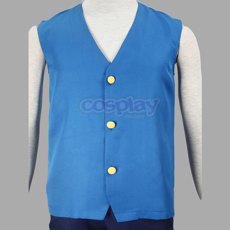 One Piece Monkey D. Luffy 2 Blue Cosplay Costumes South Africa