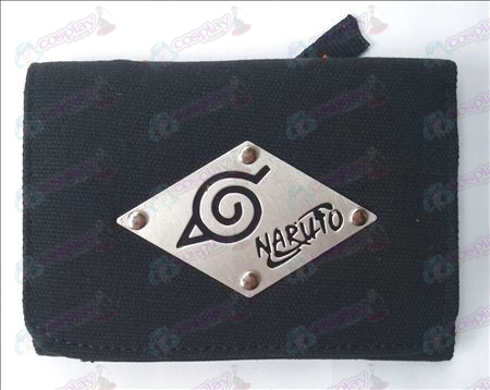 Naruto konoha Tiepai canvas wallet