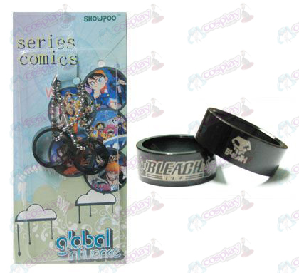 Bleach Accessories proxy card fitted black steel couple rings