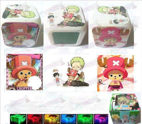 One Piece Accessories Chopper 3 surface color colorful alarm clock