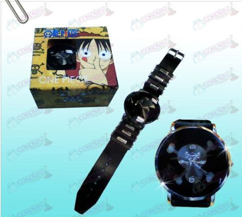 One Piece Accessories Skull Black watches
