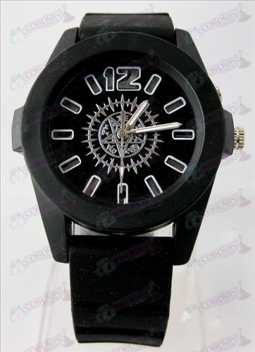 Black Butler Accessories colorful flashing lights Watch - Black