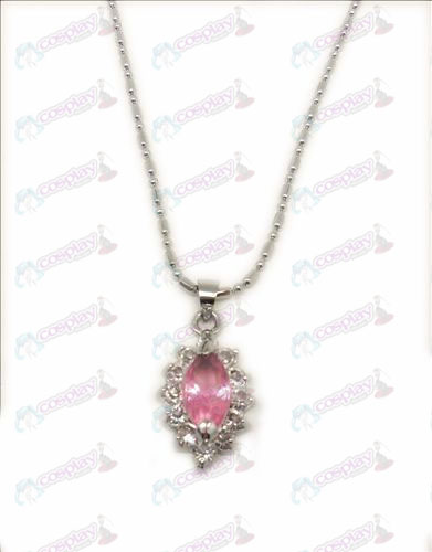 D Blister Black Butler Accessories Diamond Necklace (Pink)