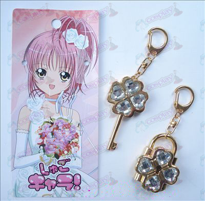 Shugo Chara! Accessories movable couple keychain (white)