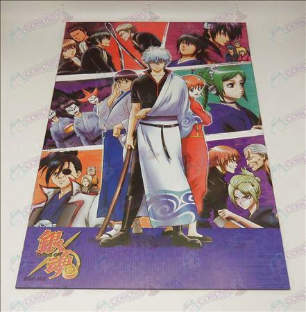42 * 29Gin Tama Accessories embossed posters (8 / set)
