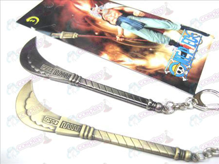 One Piece Accessories white beard knife buckle