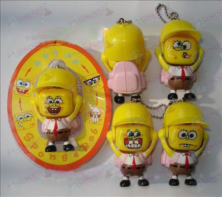 SpongeBob SquarePants Accessories face doll ornaments (a) powder packets