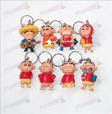 Eight Crayon Shin-chan Accessories doll keychain