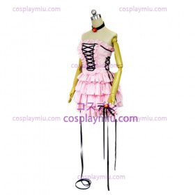 Chobits Chii Pink Dress Lolita Cosplay Costume