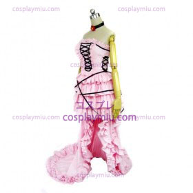 Chobits Chii Pink Dress Lolita Cosplay Costume