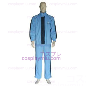The Prince Of Tennis Jyousei Shounan Light Blue and Black Cosplay Costume