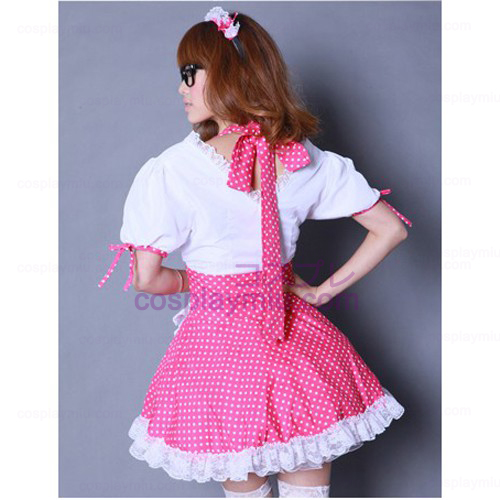 K-ON Pink Cosplay Maid Costumes