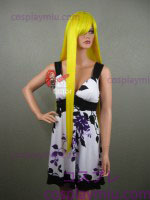 36" Canary Yellow Cosplay Wig
