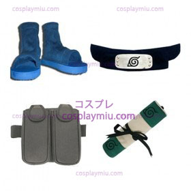 Naruto Uzumaki Cosplay Costume and Accessories Set