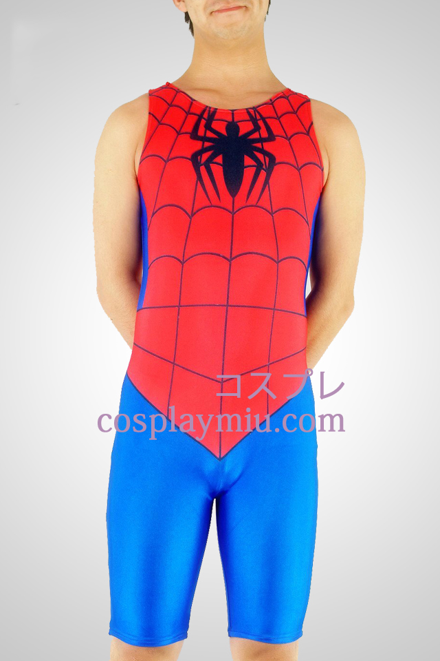 Halfbody Lycra Spandex Spiderman Superhero Catsuit