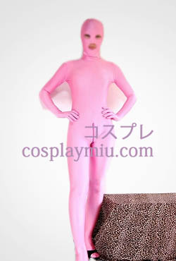 Pink Open Eye And Mouth Lycra Spandex Zentai - R.313.78